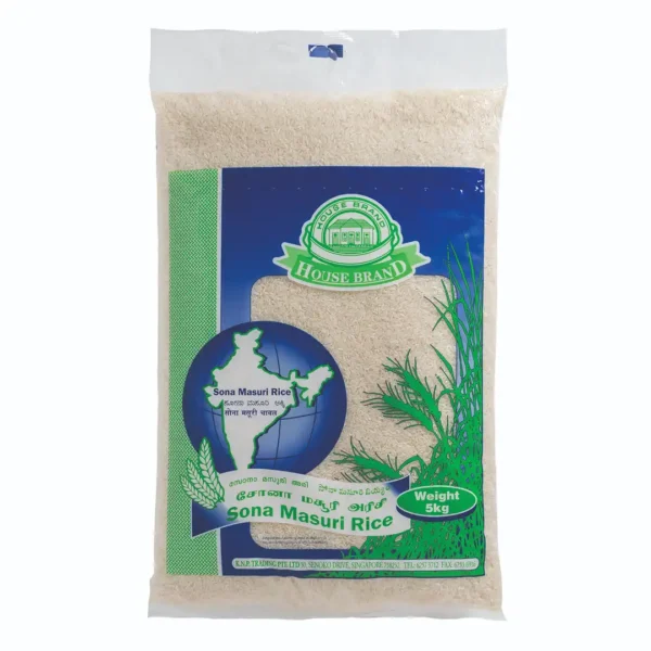 HOUSE BRAND SONA MASOORI (RAW) Rice 5KG