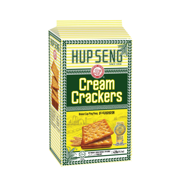 Hup seng cream cracker 428g HUP SENG Cream CRACKERS 428G