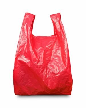SMALL PLASTIC BAG RED