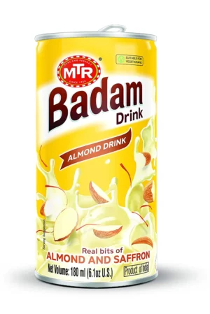 MTR Badam Milk Drink (ALMOND & SAFFRON) - 180 ML MTR BADAM DRINK 180ML