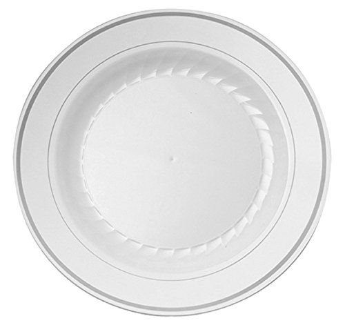 SW 9 PLATE WHITE 50PCS