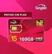 SIM CARD - Singtel -15